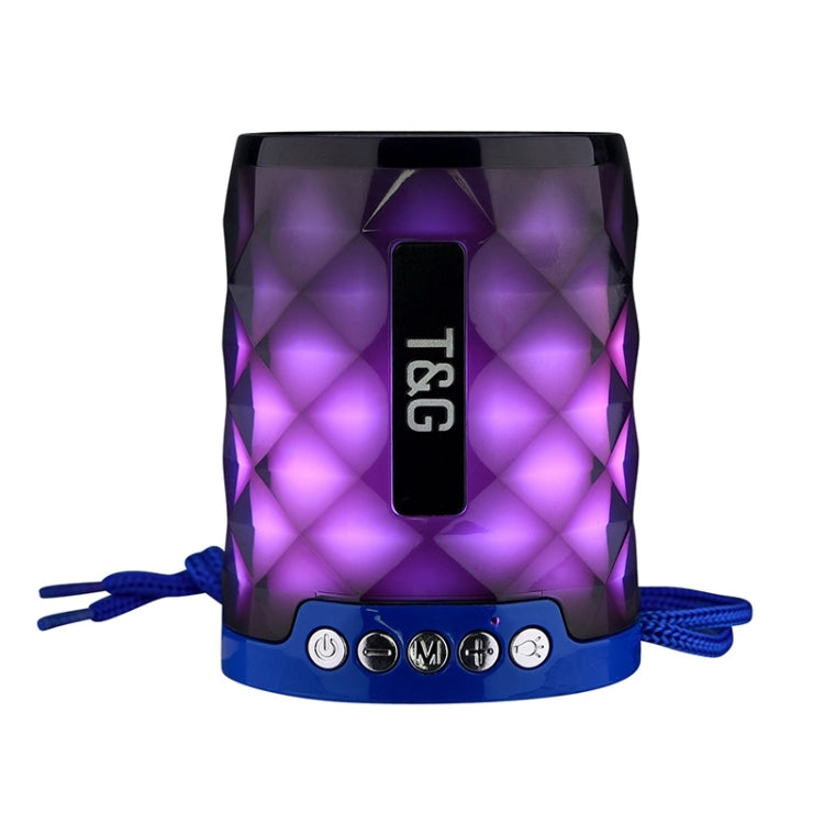 T&G TG155 Bluetooth 4.2 Mini Portable Wireless Bluetooth Speaker with Colorful Lights(Blue) - Mini Speaker by T&G | Online Shopping South Africa | PMC Jewellery