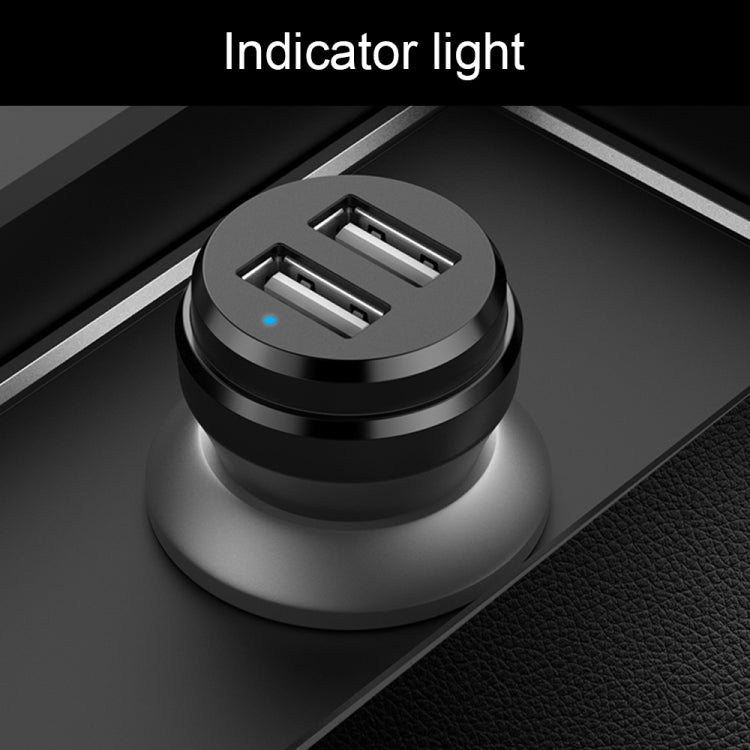 ipipoo XP-1 Dual USB Car Fast Charging Charger with Android Line (White) - free shipping - PMC TechLife - Order now!