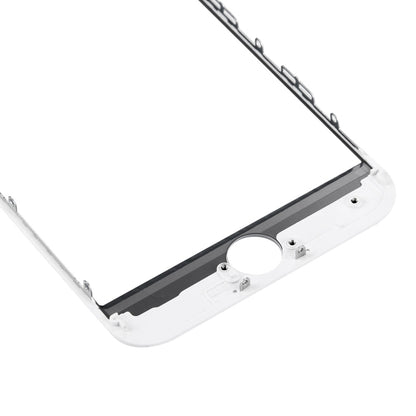 Front Screen Outer Glass Lens with Front LCD Screen Bezel Frame for iPhone 7 (White) - Glass Lens by PMC Jewellery | Online Shopping South Africa | PMC Jewellery