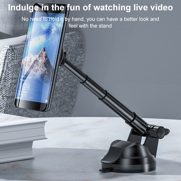 Universal Magnetic Retractable Rotating Car Mobile Phone Holder - free shipping - PMC TechLife - Order now!