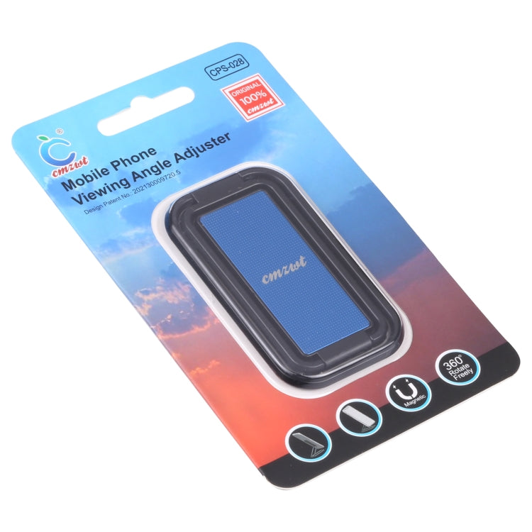 cmzwt CPS-028 Adjustable Folding Magnetic Mobile Phone Desktop Holder Bracket(Blue) - Desktop Holder by PMC TechLife | Online Shopping South Africa | PMC TechLife