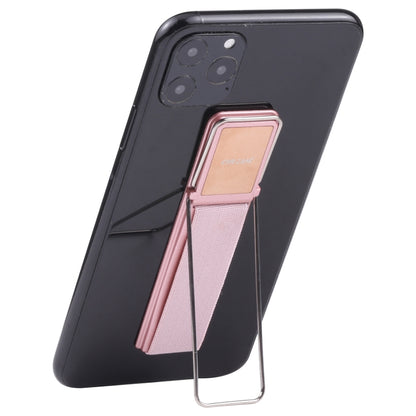 cmzwt CPS-030 Adjustable Folding Magnetic Mobile Phone Holder Bracket with Grip (Rose Gold) - Hand-Sticking Bracket by PMC Jewellery | Online Shopping South Africa | PMC Jewellery