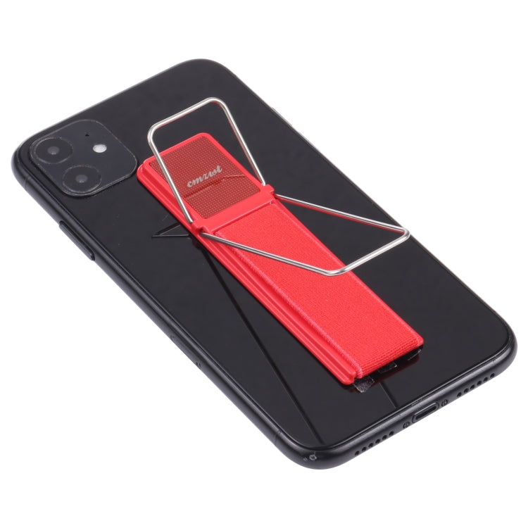 cmzwt CPS-030 Adjustable Folding Magnetic Mobile Phone Holder Bracket with Grip (Red) - Hand-Sticking Bracket by PMC TechLife | Online Shopping South Africa | PMC TechLife