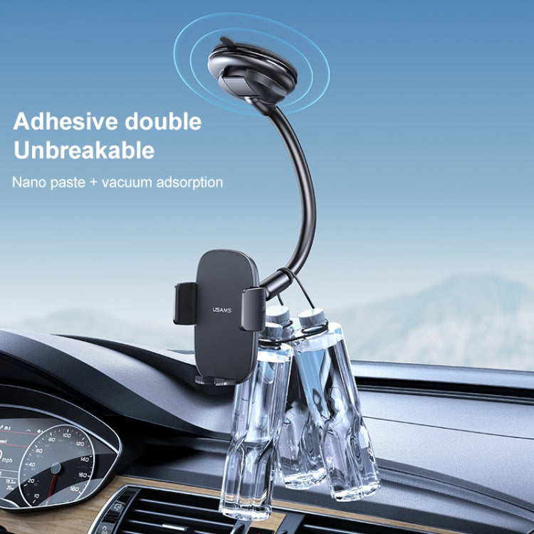 USAMS US-ZJ065 Car Center Console Windshield Mobile Phone Holder - free shipping - PMC TechLife - Order now!