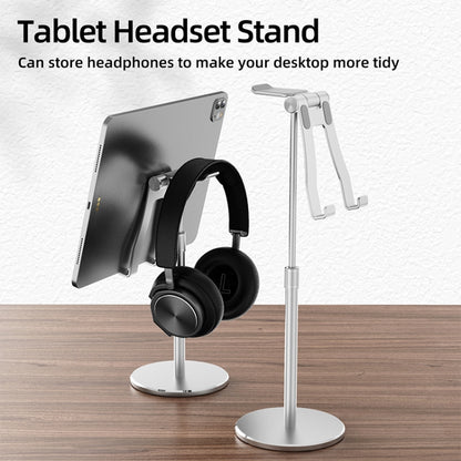 R-JUST PB03 Lifting / Angle Adjustable Multi-function Headset / Tablet / Mobile Phone Holder, Suitable for Devices Under 12.9 inch - Desktop Holder by R-JUST | Online Shopping South Africa | PMC Jewellery | Buy Now Pay Later Mobicred