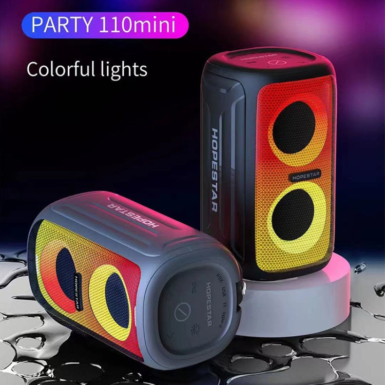 HOPESTAR Party 110 Mini Colorful Lights Wireless Bluetooth Speaker (Blue) - Desktop Speaker by HOPESTAR | Online Shopping South Africa | PMC Jewellery