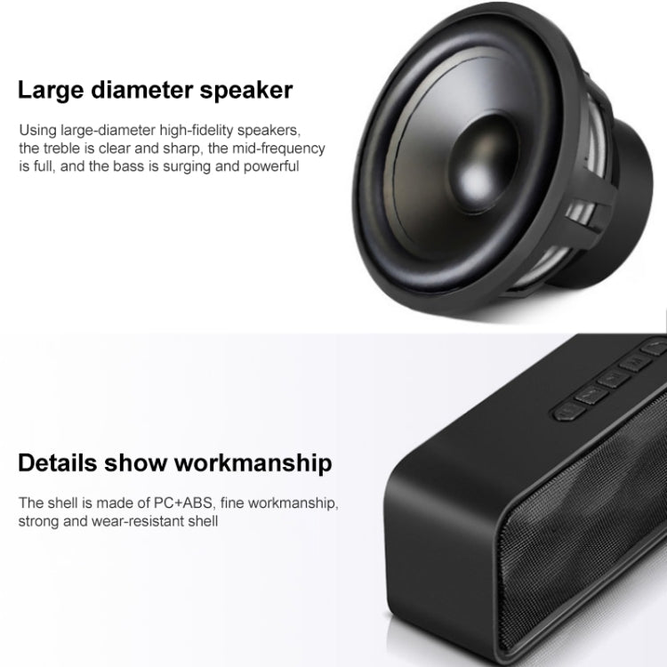 SC211 Pro Outdoor Multi-function Card Wireless Bluetooth Speaker Standard Edition (Red) - Desktop Speaker by PMC TechLife | Online Shopping South Africa | PMC TechLife