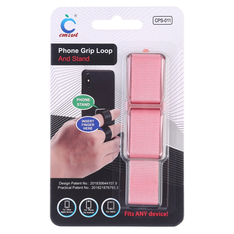 CPS-011 Universal Phone Grip Loop & Stand Holder (Pink) - Ring Holder by PMC TechLife | Online Shopping South Africa | PMC TechLife