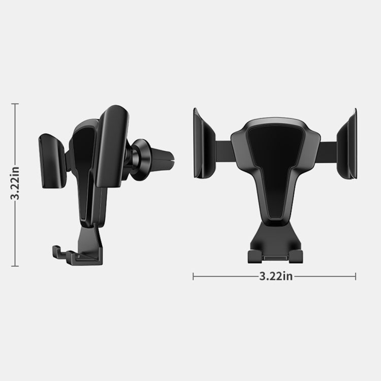 FLOVEME YXF204095_1 Car Air Outlet Mount Automatic Retractable Arm Phone Holder Stand for 4-6.5 inch Phone (Black) - Car Holders by PMC Jewellery | Online Shopping South Africa | PMC Jewellery