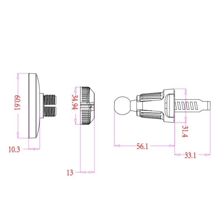 wlons Air Outlet Transparent Magnetic Car Holder - free shipping - PMC TechLife - Order now!