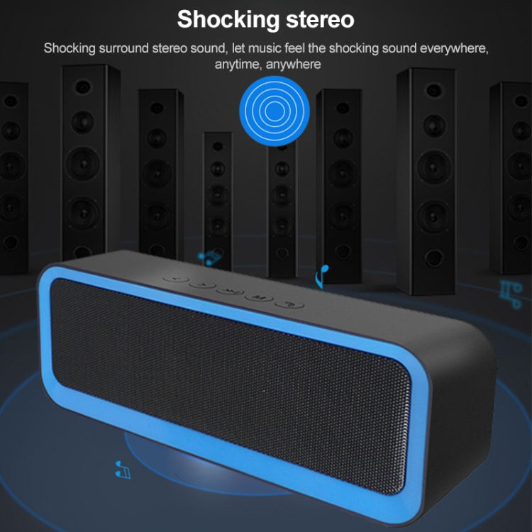 EBS-308 Outdoor Portable Mini Wireless Bluetooth Subwoofer Speaker(Black) - Waterproof Speaker by PMC Jewellery | Online Shopping South Africa | PMC Jewellery