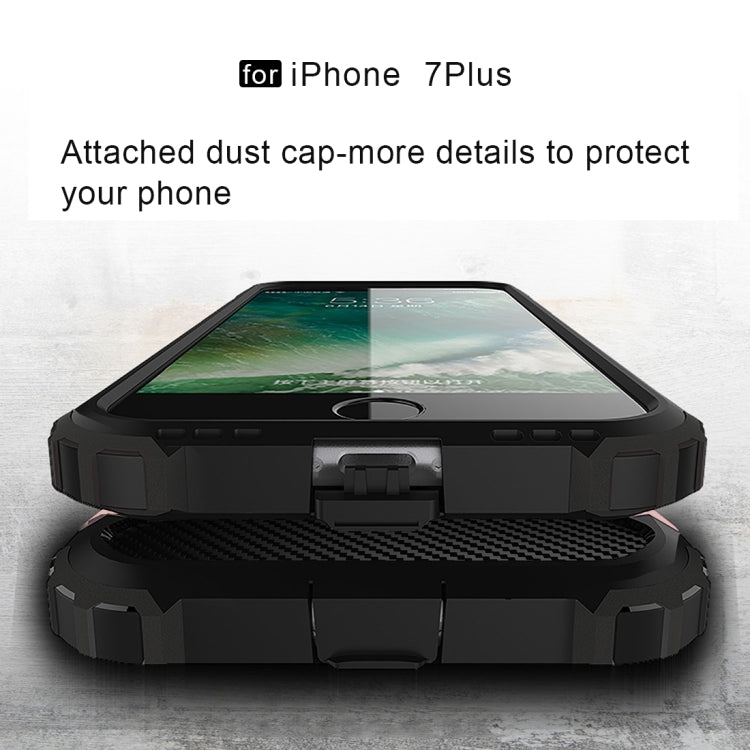 For iPhone 7 Plus Magic Armor TPU + PC Combination Case(Rose Gold) - free shipping - PMC TechLife - Order now!