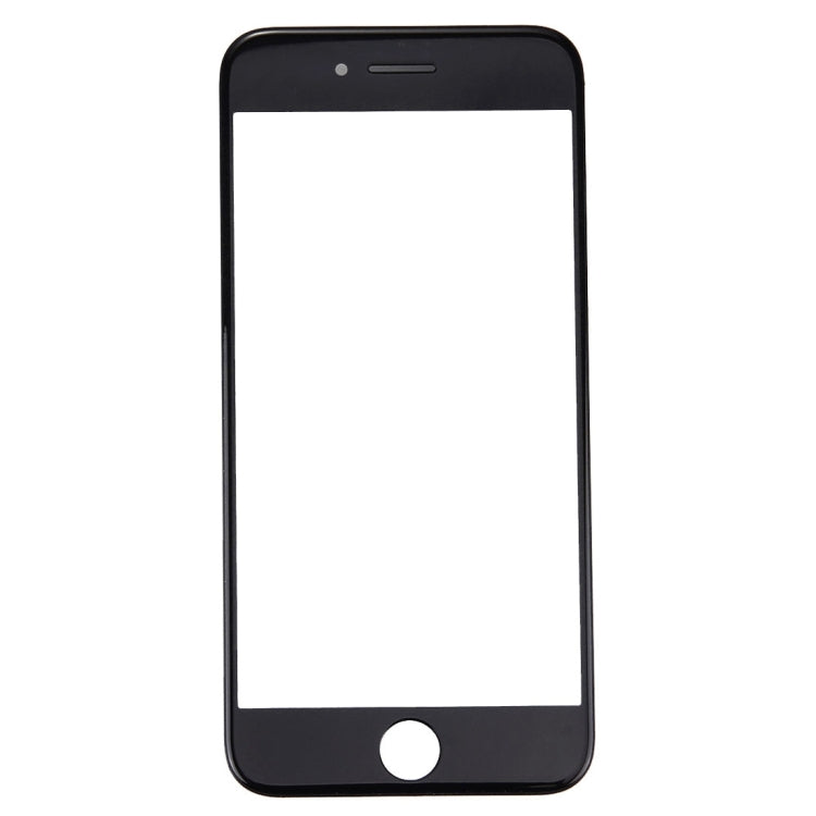 Front Screen Outer Glass Lens with Front LCD Screen Bezel Frame for iPhone 7 Plus (Black) - Glass Lens by PMC Jewellery | Online Shopping South Africa | PMC Jewellery