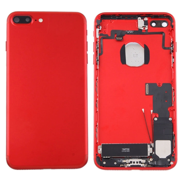 for iPhone 7 Plus Battery Back Cover Assembly with Card Tray(Red) - Back Cover by PMC TechLife | Online Shopping South Africa | PMC TechLife