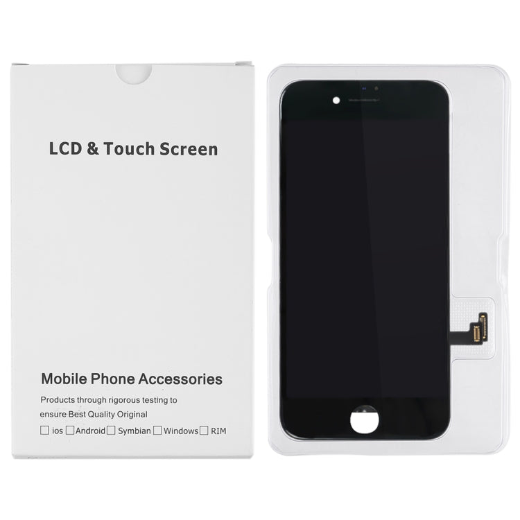 50 PCS Cardboard Packaging White Box for iPhone 8 / 7 LCD Screen and Digitizer Full Assembly - free shipping - PMC TechLife - Order now!