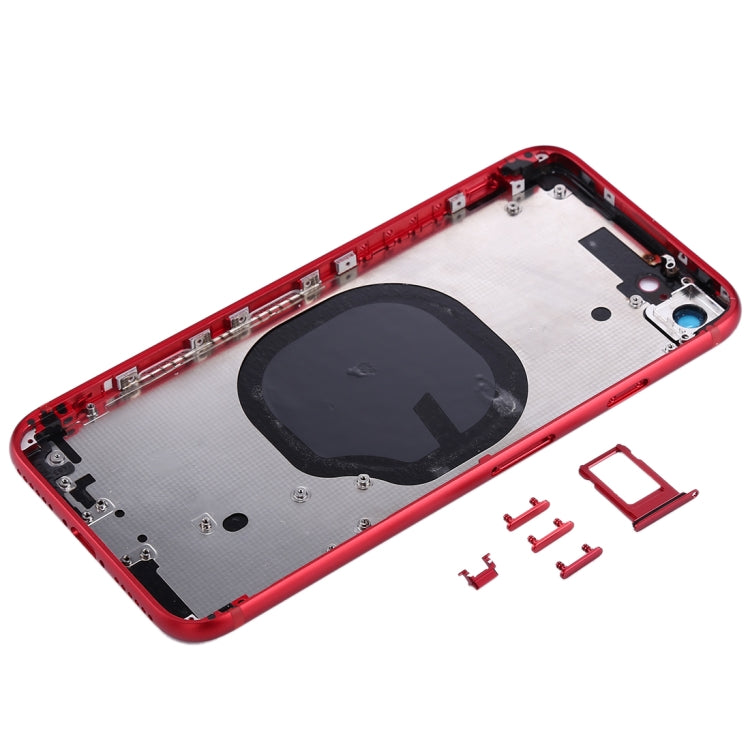Back Housing Cover for iPhone 8 (Red) - Back Cover by PMC TechLife | Online Shopping South Africa | PMC TechLife