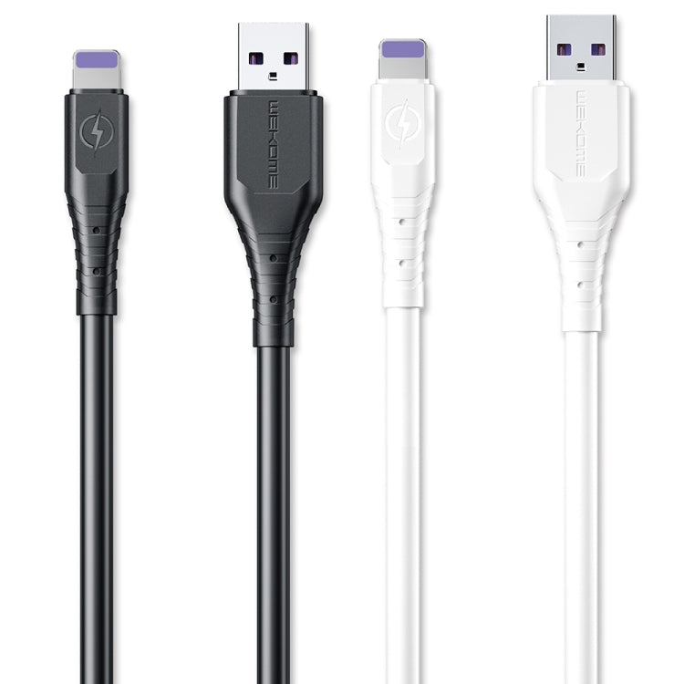 WK WDC-152 6A 8 Pin Fast Charging Data Cable, Length: 1m (White) - Normal Style Cable by WK | Online Shopping South Africa | PMC Jewellery