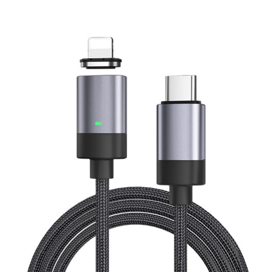 27W USB-C / Type-C to 8 Pin Fast Charging Magnetic Data Cable, Style: 1m Cable + Magnetic Head - Charging Cable & Head by PMC Jewellery | Online Shopping South Africa | PMC Jewellery