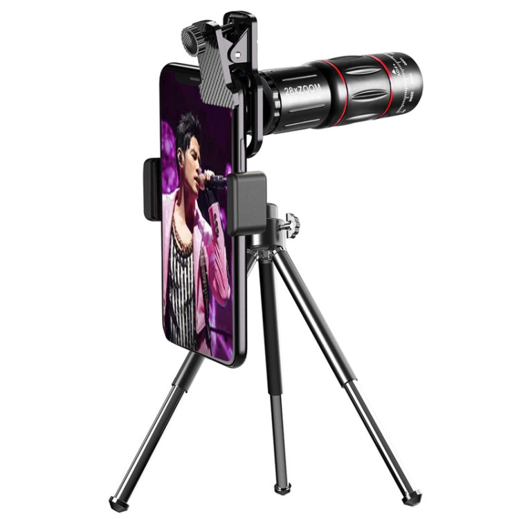 W28-QK Mobile Phone Universal Lens Telescope 28X Big Pocket Set - Combination Lens by PMC TechLife | Online Shopping South Africa | PMC TechLife