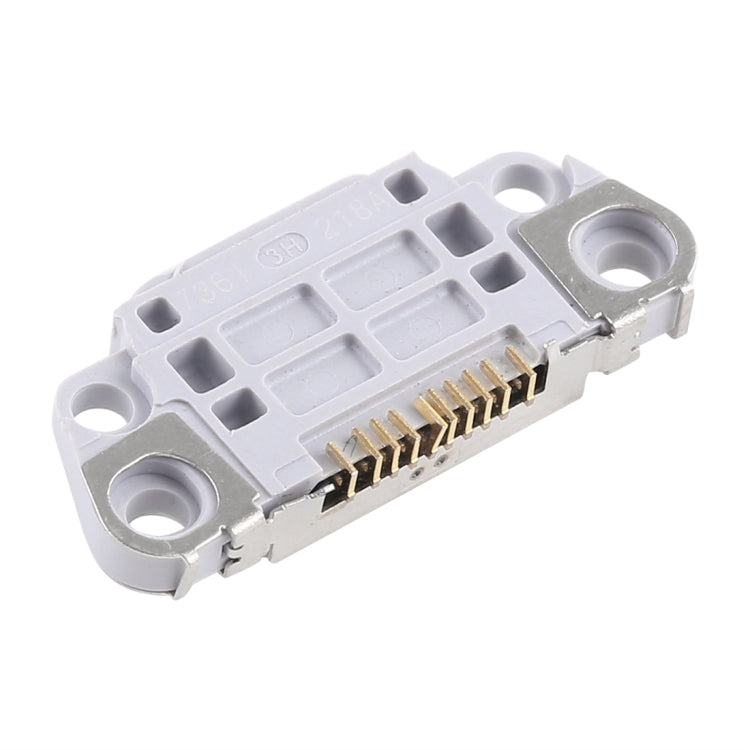 10 PCS Charging Port Connector for iPhone 8 Plus / 8(Grey) - Metal Parts by PMC TechLife | Online Shopping South Africa | PMC TechLife