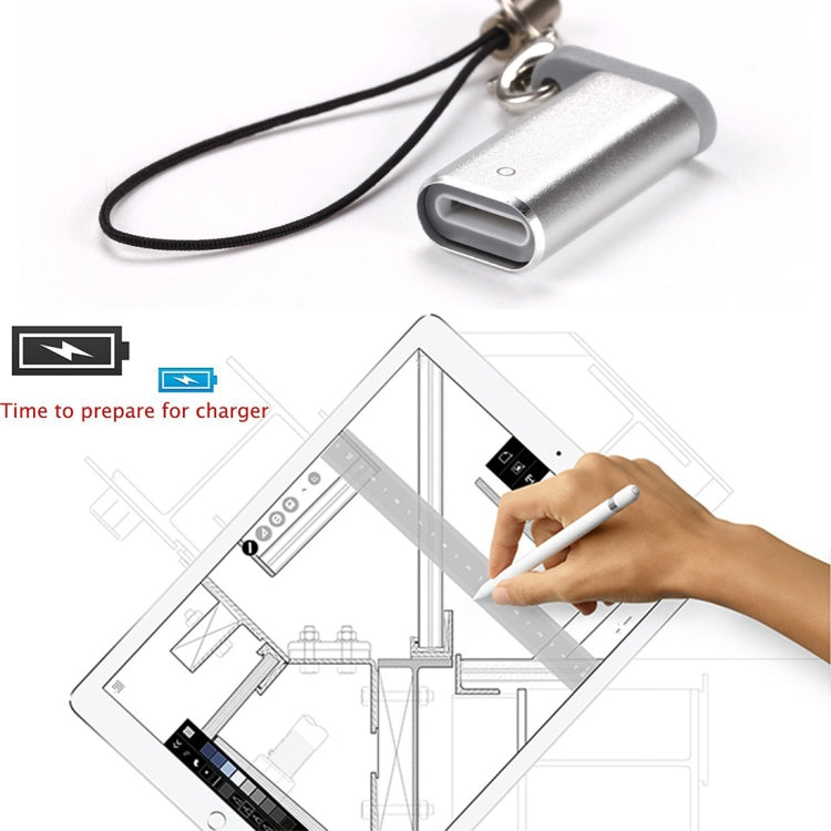 Aluminum Shell Apple Pencil Charger Adapter for iPad Pro(Silver) - free shipping - PMC TechLife - Order now!