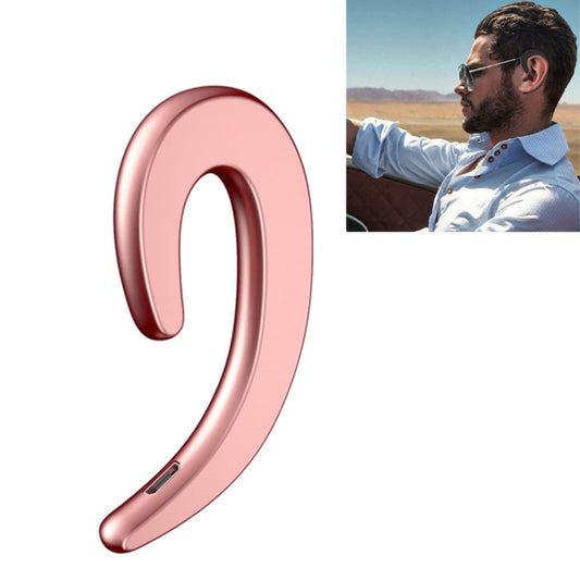 B18 Bone Conduction Bluetooth V4.1 Sports Headphone Earhook Headset, For iPhone, Samsung, Huawei, Xiaomi, HTC and Other Smart Phones or Other Bluetooth Audio Devices(Rose Gold) - Bluetooth Earphone by PMC Jewellery | Online Shopping South Africa | PMC Jewellery