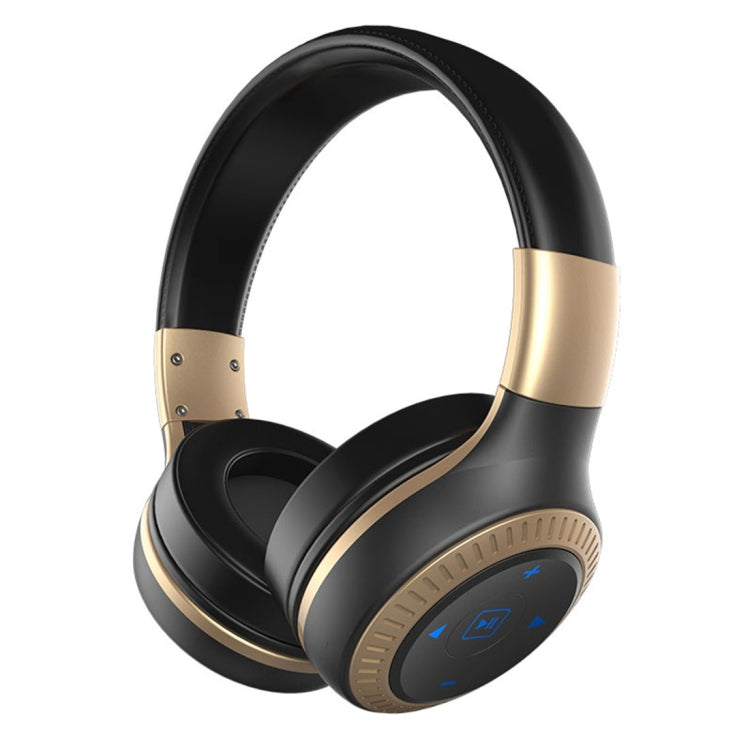 ZEALOT B20 Stereo Wired Wireless Bluetooth 4.0 Subwoofer Headset with 3.5mm Universal Audio Cable Jack & HD Microphone, For Mobile Phones & Tablets & Laptops(Gold) - Headset & Headphone by ZEALOT | Online Shopping South Africa | PMC Jewellery