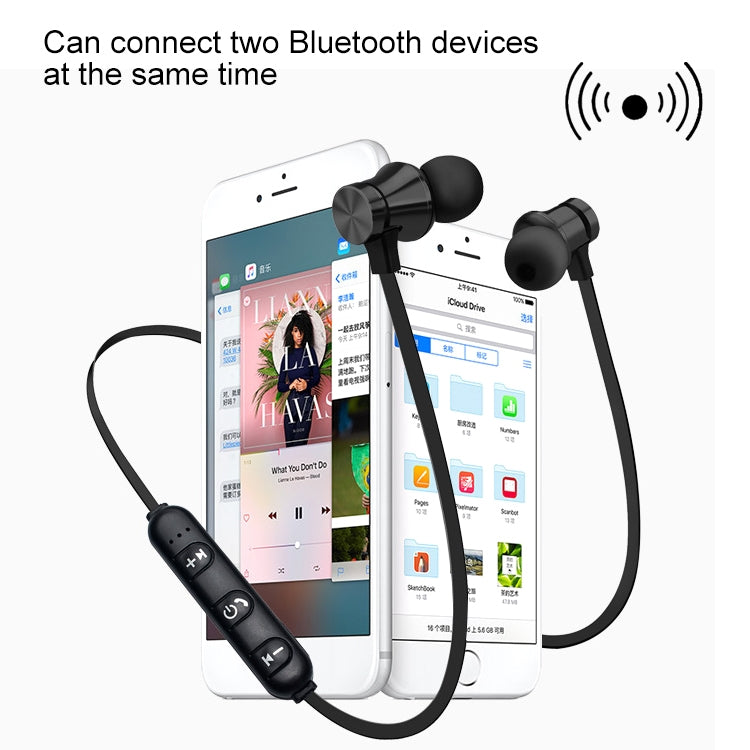 XT11 Magnetic In-Ear Wireless Bluetooth V4.2 Earphones(Blue) - Neck-mounted Earphone by PMC TechLife | Online Shopping South Africa | PMC TechLife