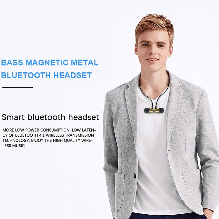 XT11 Magnetic In-Ear Wireless Bluetooth V4.2 Earphones(Blue) - Neck-mounted Earphone by PMC Jewellery | Online Shopping South Africa | PMC Jewellery