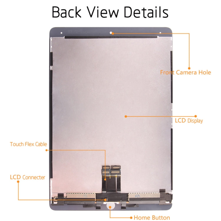 OEM LCD Screen for iPad Pro 10.5 inch A1709 A1701 with Digitizer Full Assembly (Black) - free shipping - PMC TechLife - Order now!