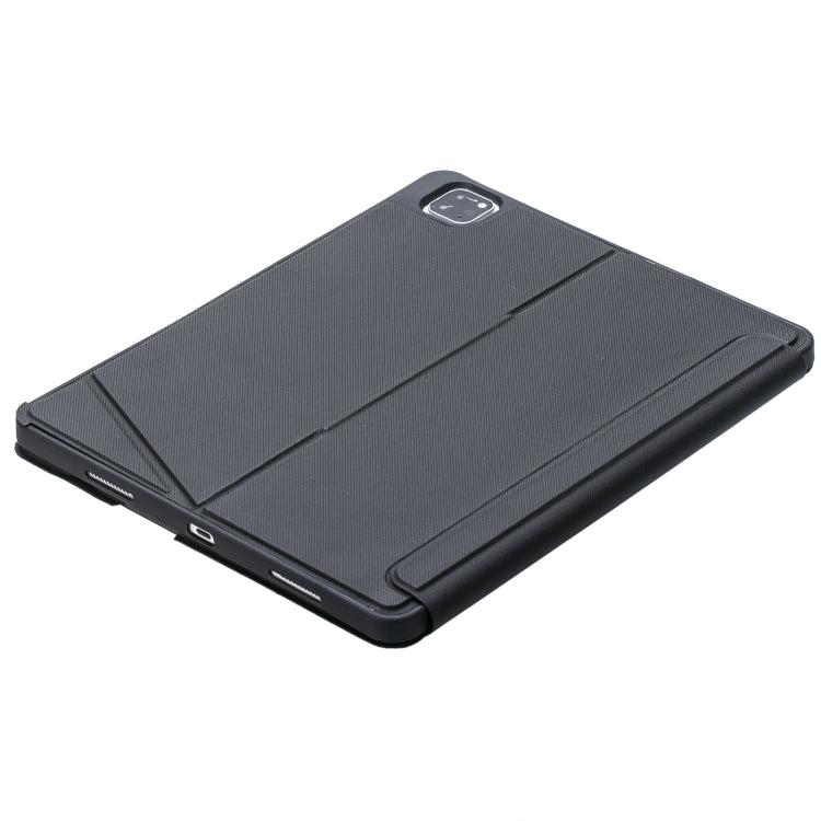 T129-AS For iPad Air 13 2025 / Pro 12.9 2022 / 2021 / 2020 / 2018 Touch Backlight Split Type Bluetooth Keyboard Leather Case - For iPad Pro by PMC TechLife | Online Shopping South Africa | PMC TechLife | Buy Now Pay Later Mobicred