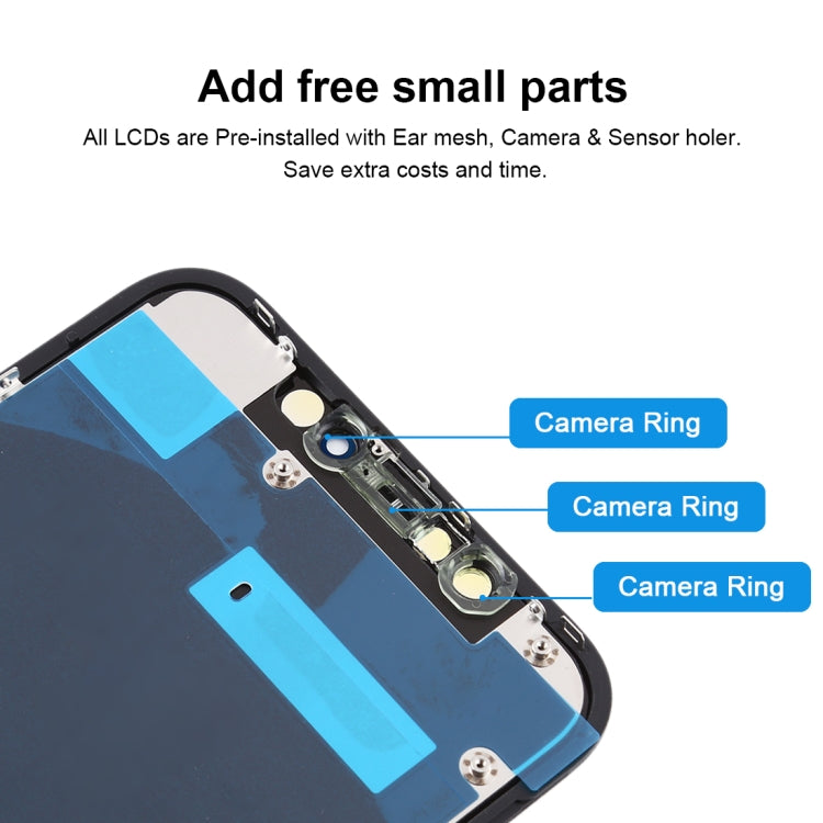 JK TFT LCD Screen for iPhone XR with Digitizer Full Assembly(Black) - LCD Related Parts by JK | Online Shopping South Africa | PMC TechLife | Buy Now Pay Later Mobicred