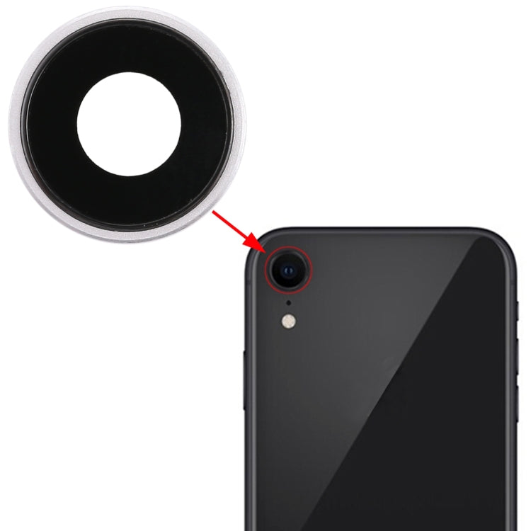 Back Camera Bezel with Lens Cover for iPhone XR(White) - free shipping - PMC TechLife - Order now!