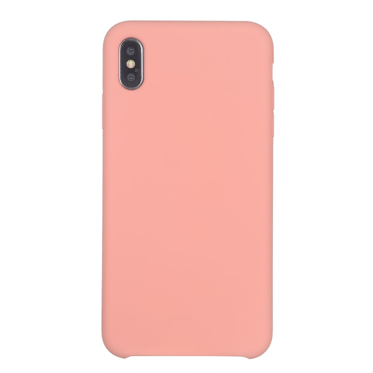 For iPhone XR Four Corners Full Coverage Liquid Silicone Case(Light Pink) - More iPhone Cases by PMC TechLife | Online Shopping South Africa | PMC TechLife