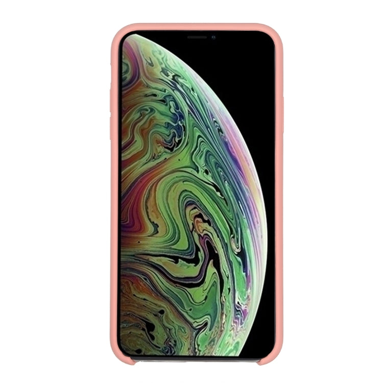 For iPhone XR Four Corners Full Coverage Liquid Silicone Case(Light Pink) - More iPhone Cases by PMC TechLife | Online Shopping South Africa | PMC TechLife