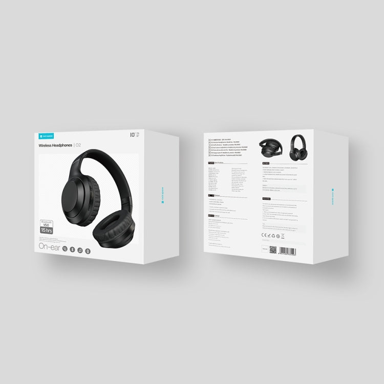 ROCK Space O2 HiFi Bluetooth 5.0 Wireless Headset with Mic, Support TF Card(Black) - free shipping - PMC TechLife - Order now!