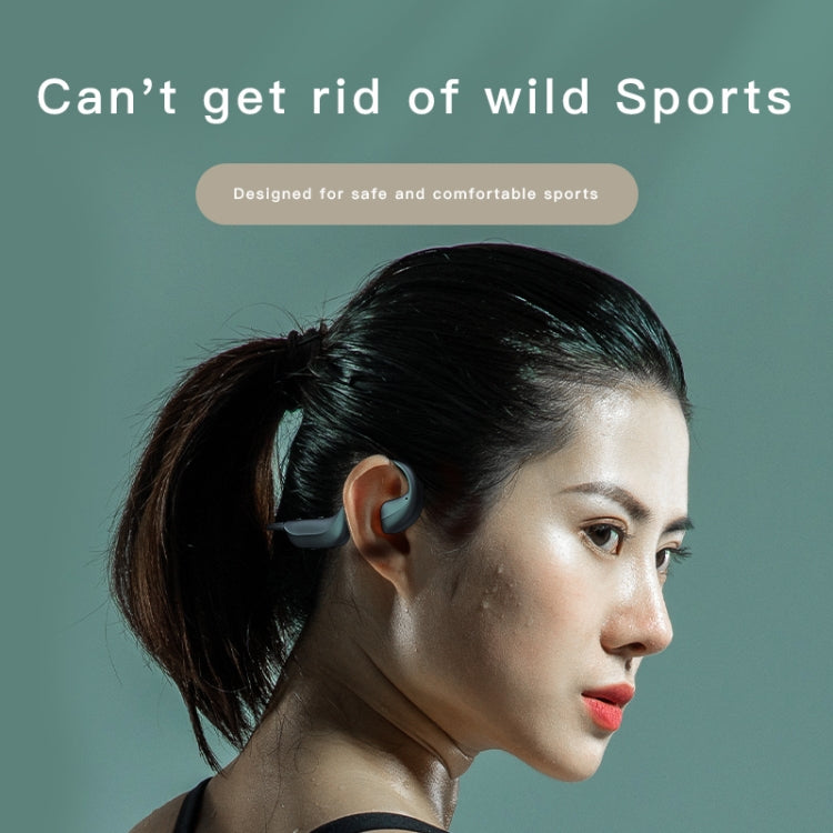 G100 Bluetooth 5.0 Wireless Ear-mounted Sports Waterproof Bone Conduction Earphone (Black) - Neck-mounted Earphone by PMC TechLife | Online Shopping South Africa | PMC TechLife