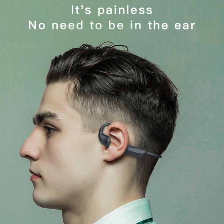 G100 Bluetooth 5.0 Wireless Ear-mounted Sports Waterproof Bone Conduction Earphone (Black) - Neck-mounted Earphone by PMC TechLife | Online Shopping South Africa | PMC TechLife