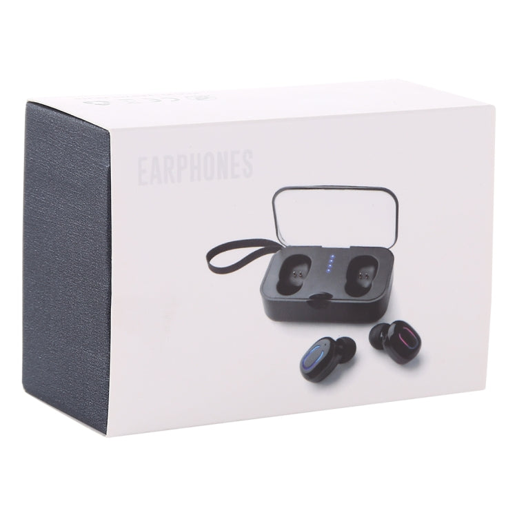 TI8S TWS Dazzling Wireless Stereo Bluetooth 5.0 Earphones with Charging Case(Black) - TWS Earphone by PMC TechLife | Online Shopping South Africa | PMC TechLife