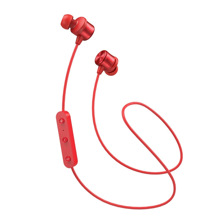 JOYROOM JR-D3S Bluetooth 4.2 Dual Battery Sports Bluetooth Headset Earphone(Red) - Neck-mounted Earphone by JOYROOM | Online Shopping South Africa | PMC Jewellery