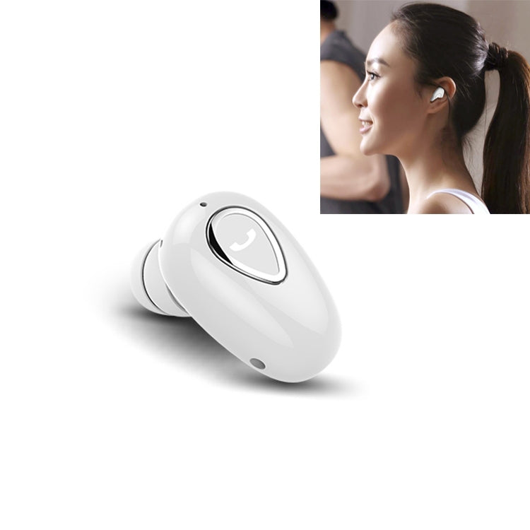 YX01 Sweatproof Bluetooth 4.1 Wireless Bluetooth Earphone, Support Memory Connection & HD Call (White) - Bluetooth Earphone by PMC Jewellery | Online Shopping South Africa | PMC Jewellery