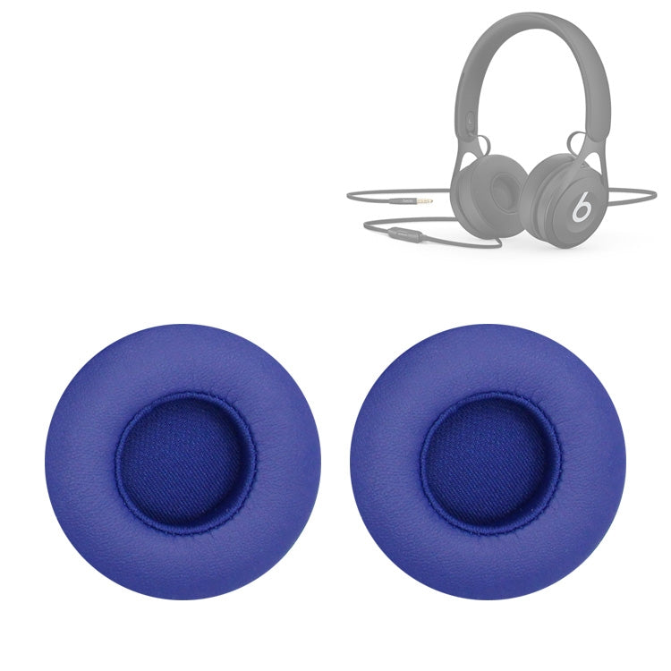 2 PCS For Beats EP Wired Headset Ear-cap Sponge Earmuffs(Blue) - Earmuff & Pad by PMC TechLife | Online Shopping South Africa | PMC TechLife
