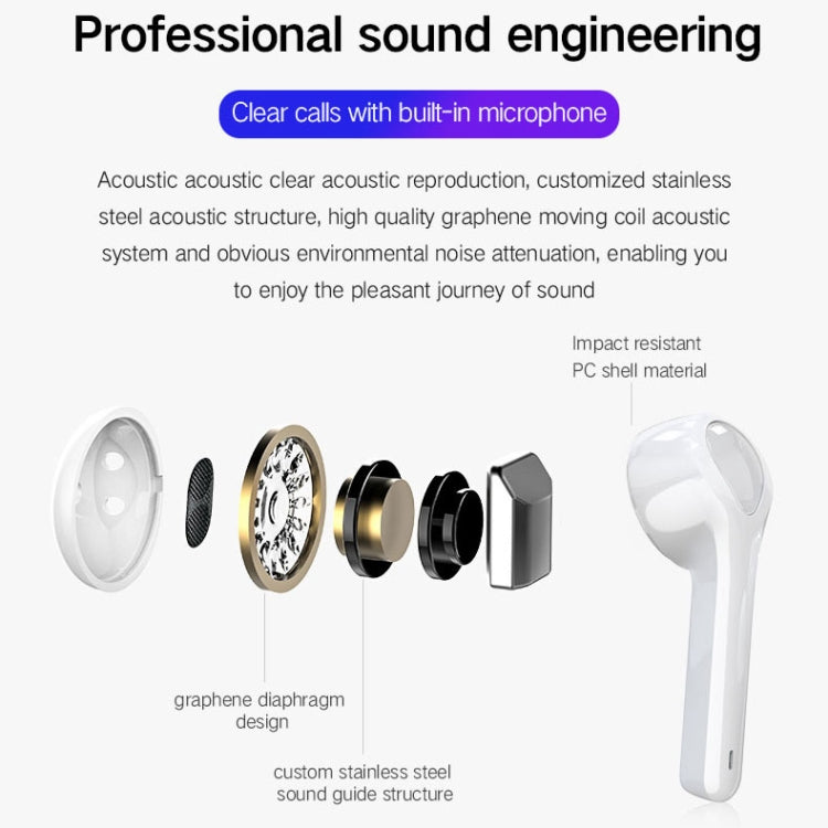 G9 Bluetooth 5.0 HIFI 3D Stereo Wireless Earphone(Black) - Bluetooth Earphone by PMC TechLife | Online Shopping South Africa | PMC TechLife