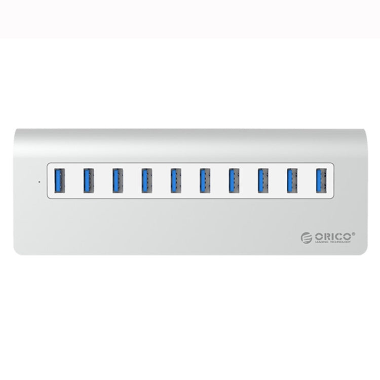 ORICO M3H10-U3-V2 Aluminum Alloy 10 USB 3.0 Ports HUB - USB HUB by ORICO | Online Shopping South Africa | PMC Jewellery | Buy Now Pay Later Mobicred