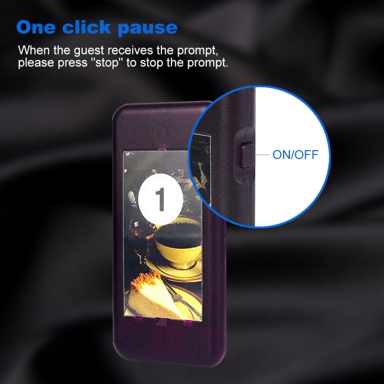 QC100 999 Channel Restaurant Wireless Paging Queuing Calling System with 20 Call Coaster Pagers, EU Plug - Alarm System by PMC TechLife | Online Shopping South Africa | PMC TechLife
