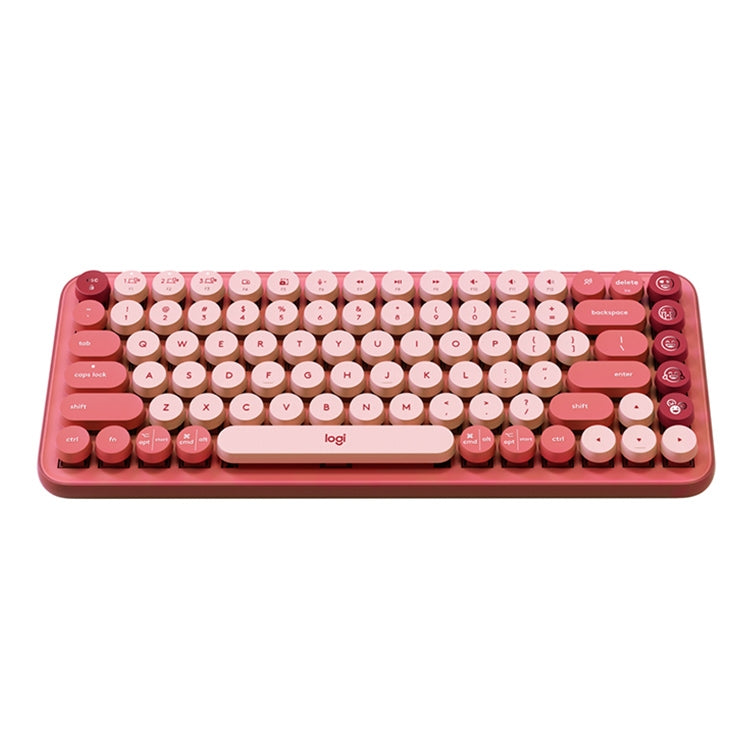 Logitech POP KEYS Round Button Bluetooth Mechanical Keyboard (Pink) - free shipping - PMC TechLife - Order now!