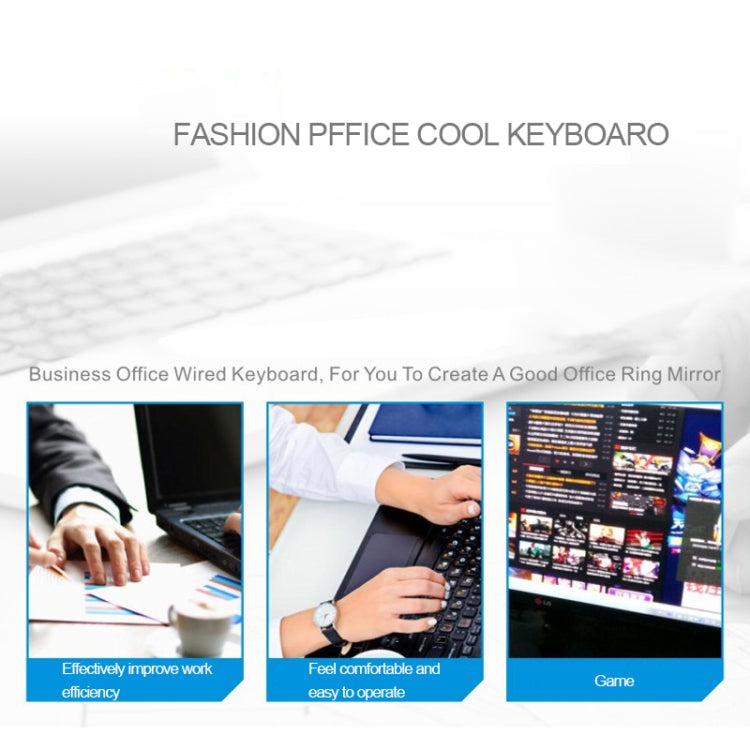 ZGB G21 104 Keys USB Wired Mechanical Feel Colorful Backlight Office Computer Keyboard Gaming Keyboard(White) - Wired Keyboard by PMC TechLife | Online Shopping South Africa | PMC TechLife | Buy Now Pay Later Mobicred