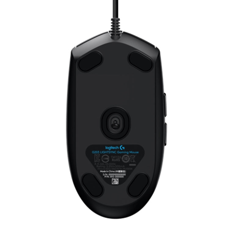 Logitech G102 2nd Gen. LIGHTSYNC 8000 DPI 6 Buttons RGB Backlight USB Wired Optical Gaming Mouse(Black) - Wired Mice by Logitech | Online Shopping South Africa | PMC Jewellery