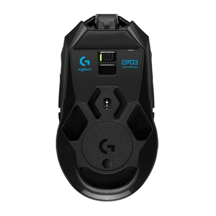 Logitech G903 LIGHTSPEED 16000 DPI 11 Buttons HERO 16K Sensor RGB Backlight Left and Right Hands Universal Wireless Optical Gaming Mouse (Black) - Wireless Mice by Logitech | Online Shopping South Africa | PMC Jewellery | Buy Now Pay Later Mobicred