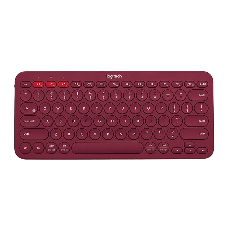 Logitech K380 Portable Multi-Device Wireless Bluetooth Keyboard (Red) - free shipping - PMC TechLife - Order now!